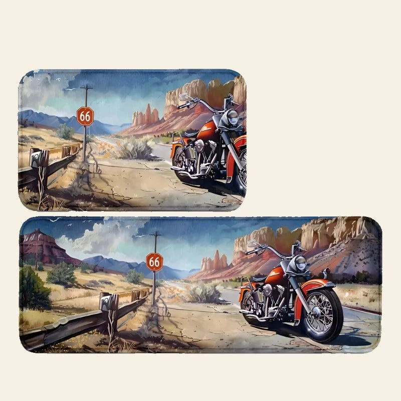 Non Slip Floor Mat Motorcycle - set E