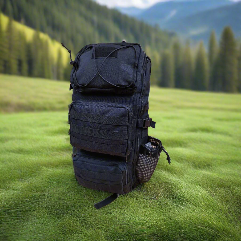 6 pocket bag black