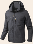 Jacket Soft-Shell with removable hoodie lightweight thin material - Waterproof & Windproof