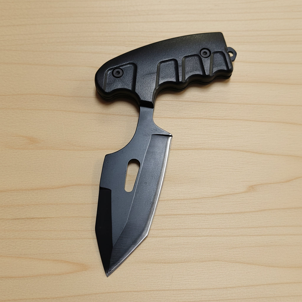 T Knife - Black angle handle