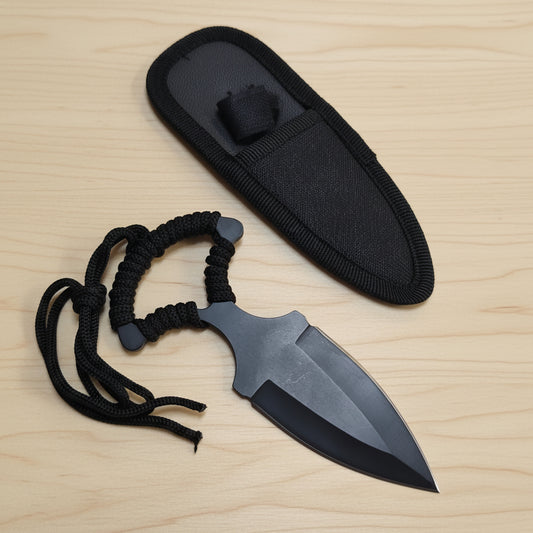 T Knife push dagger - paracord on handle