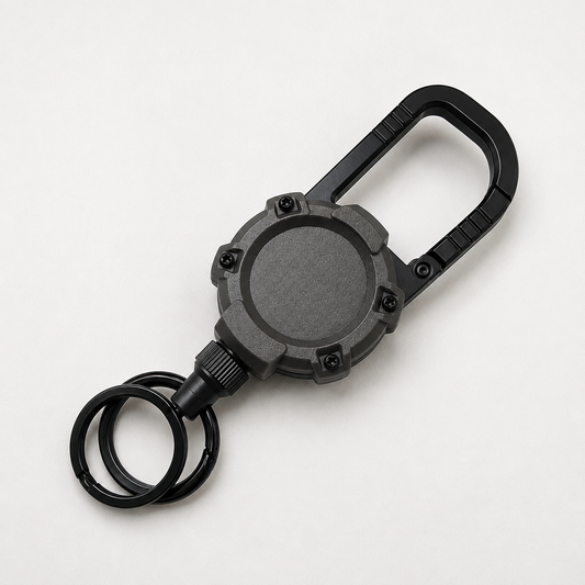 Lanyard with retractable Steel Wire & Carabiner