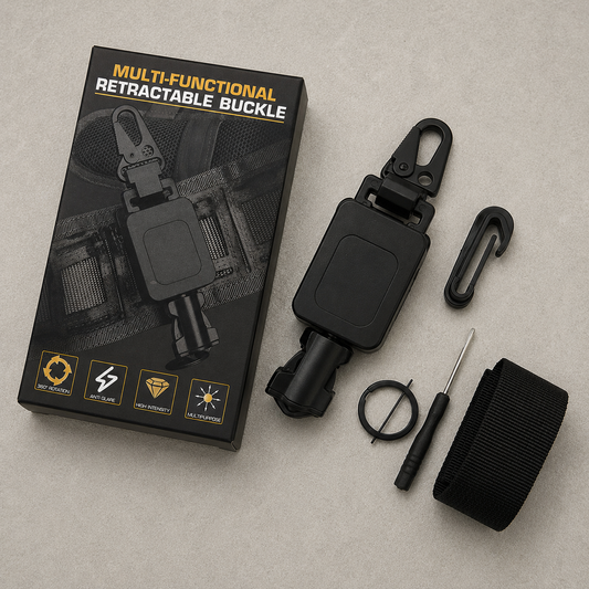 Lanyard Multi-Functional Retractable – Black
