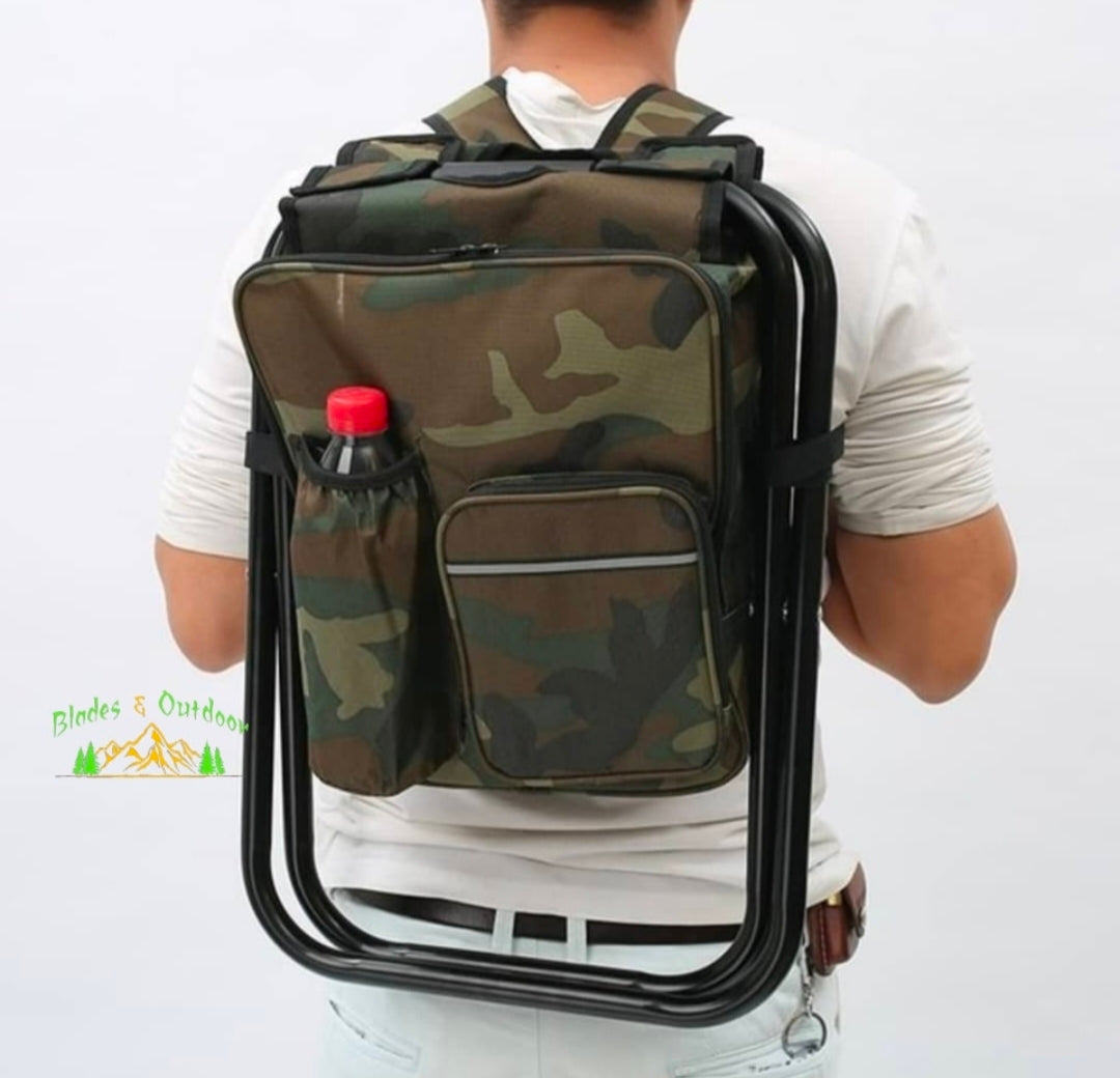 Chair and cooler backpack