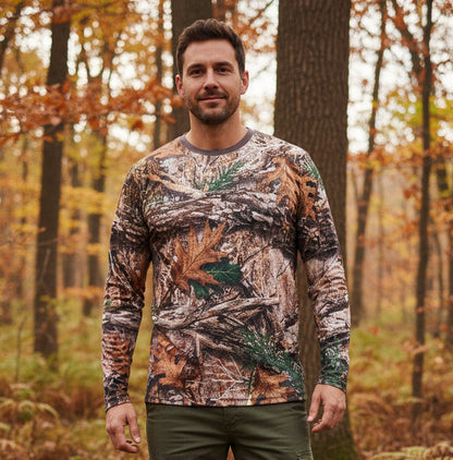 Long sleeve shirt - bush camo