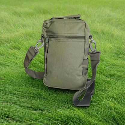 green shoulder bag