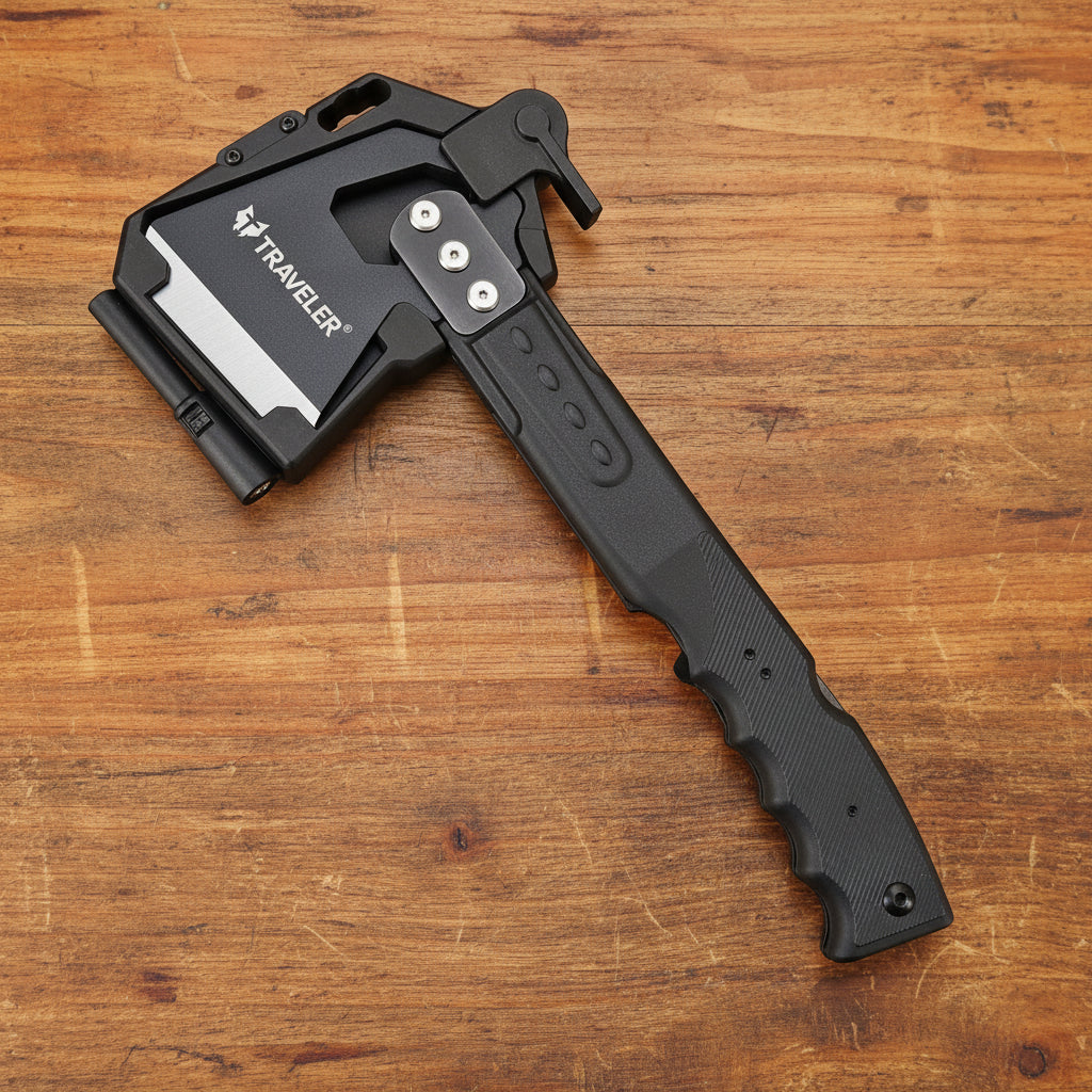 Traveler Axe with hidden saw