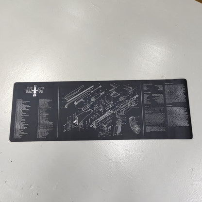 Equipment disassembly mat, product photograph