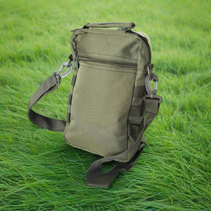 green shoulder bag