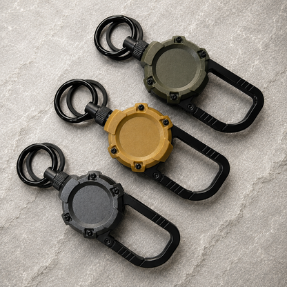Lanyard with retractable Steel Wire & Carabiner