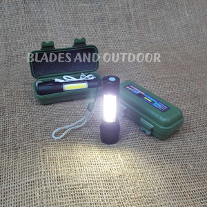 9 cm LED Flashlight + side light