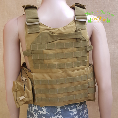 Bulletproof vest with attachments - adjustable up to 3XL