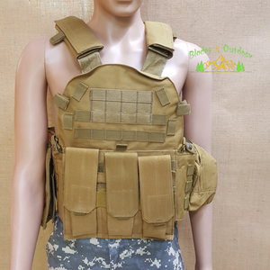 Bulletproof vest with attachments - adjustable up to 3XL