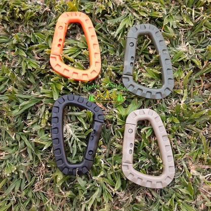 Carabiner D ring - plastic
