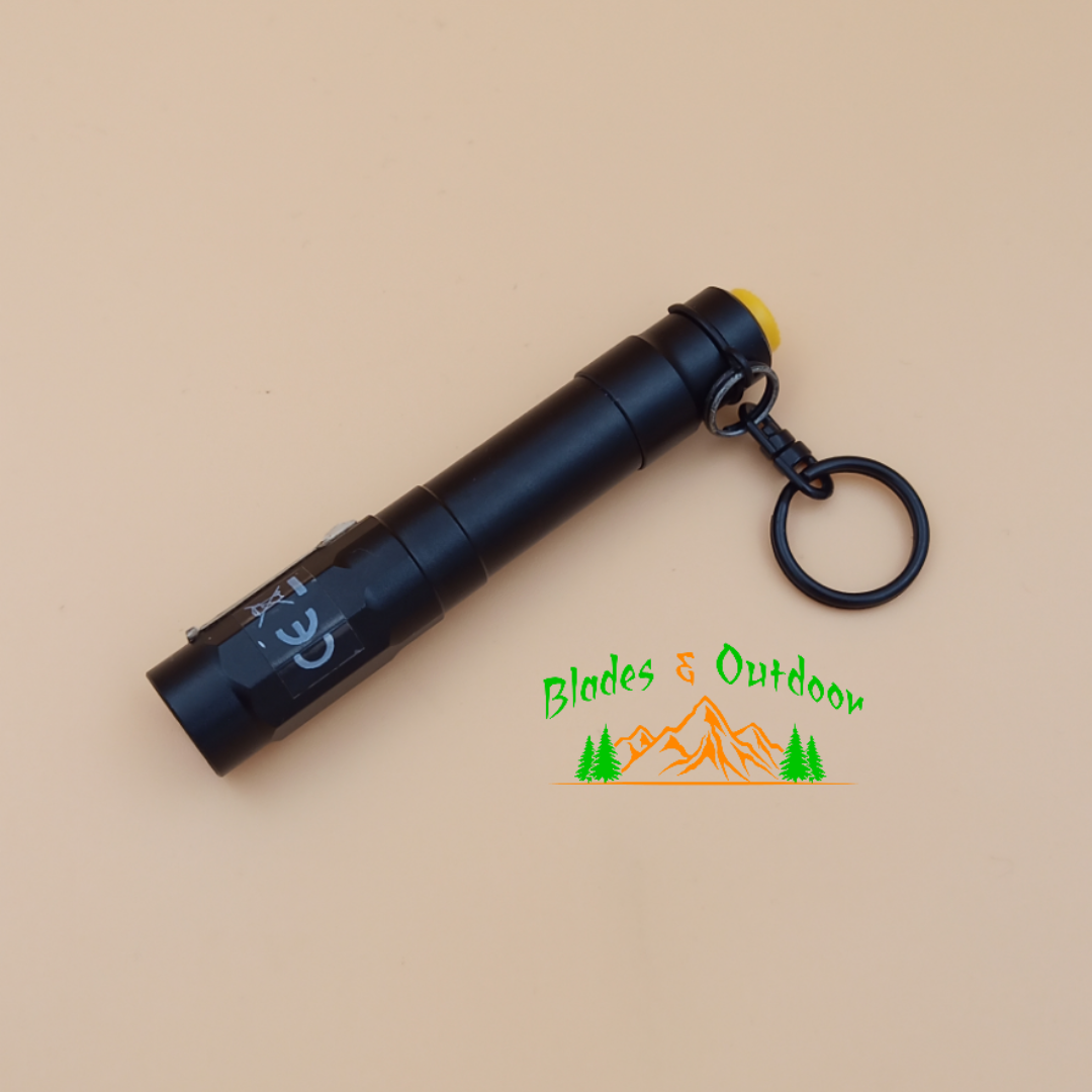 Pocket led flashlight with keyring ... Germany import