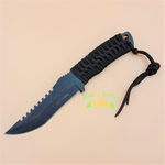 Knife with paracord handle
