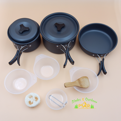 Camping cooking set