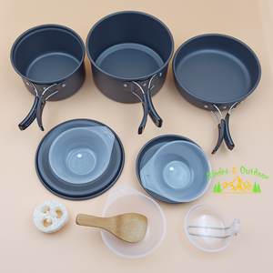 Camping cooking set