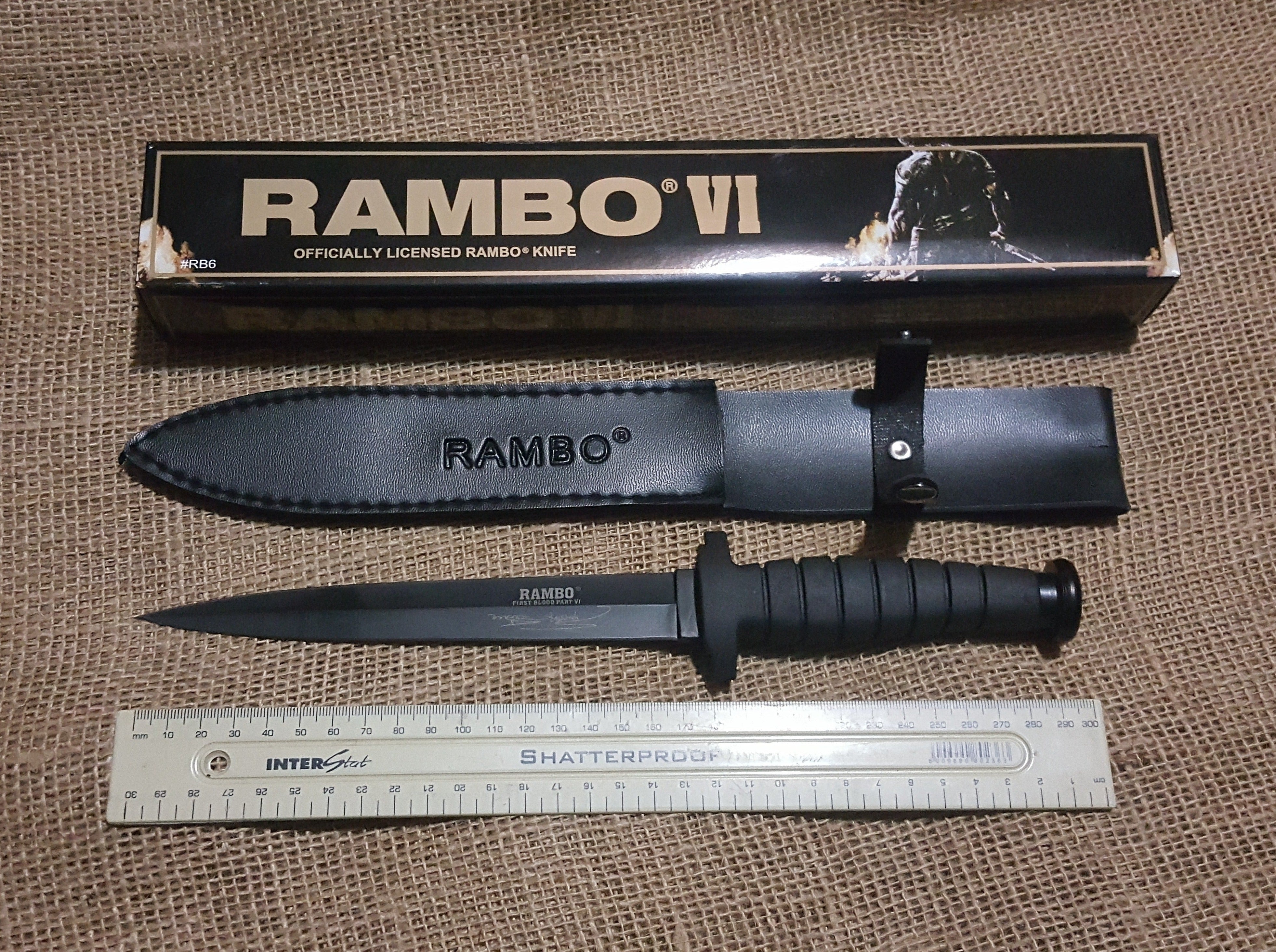 Rambo 6 knife and sheath