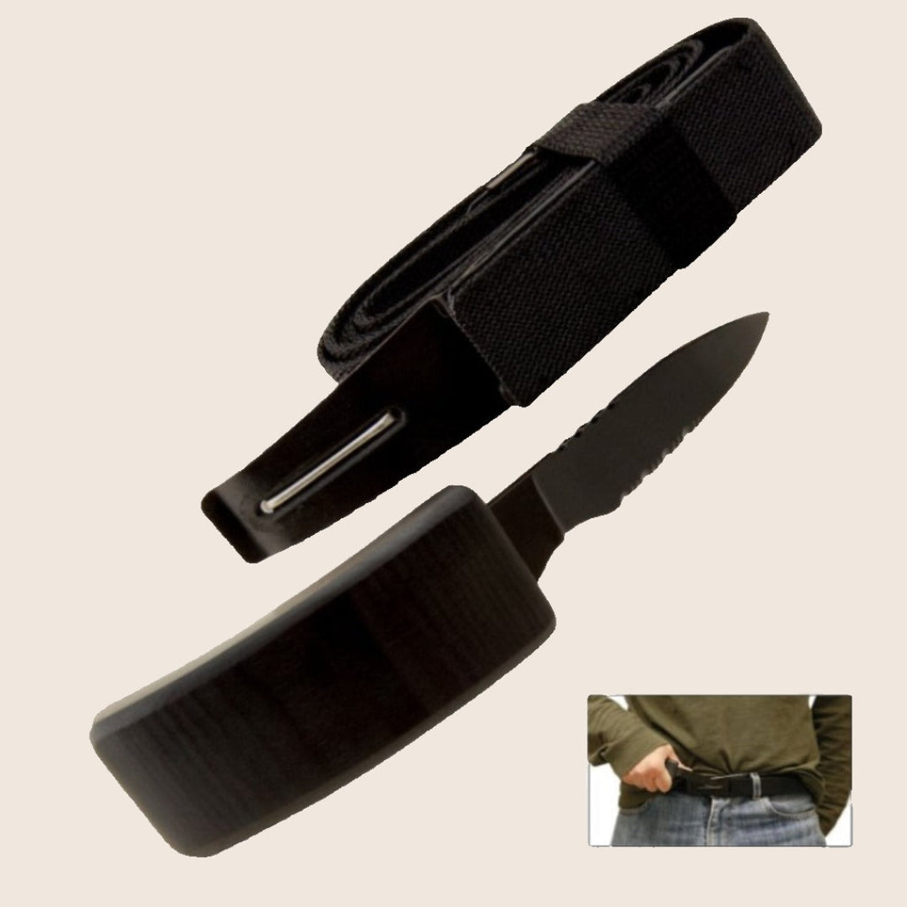 Belt - nylon - with hidden knife