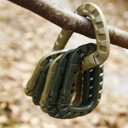 Carabiner D ring - plastic