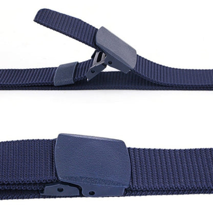 Belt nylon - thin with plastic buckle